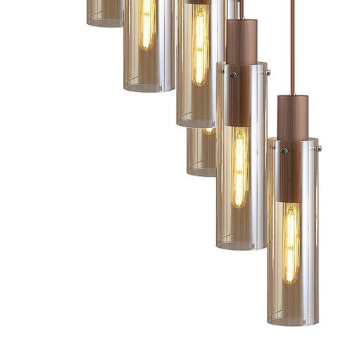 Brooks Slim Round Pendant 21 Light